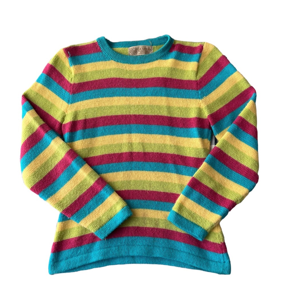 La vicuña alpaca wool sweater